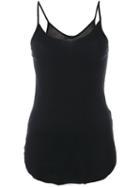 Lost & Found Ria Dunn Back Sheer Cami Top, Women's, Size: Xs, Black, Cotton/polyamide