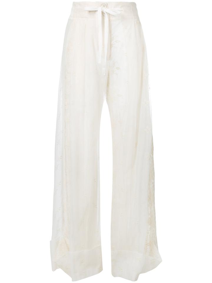 Dosa Wide Leg Trousers - Blue