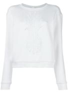 Chloé Pineapple Sweatshirt, Women's, Size: Xs, White, Cotton