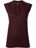 Isabel Marant 'shana' Tank Top, Women's, Size: 36, Red, Cotton/polyamide
