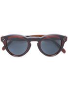 Céline Eyewear Round Framed Sunglasses - Brown