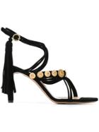 Chloé Tassel Sandals - Black