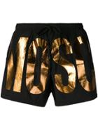 Moschino Logo Swim Shorts - Black