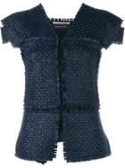 Roland Mouret Penfold Wool-blend Woven Jacket