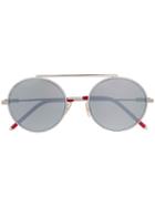 Fendi Eyewear Round Sunglasses - Silver
