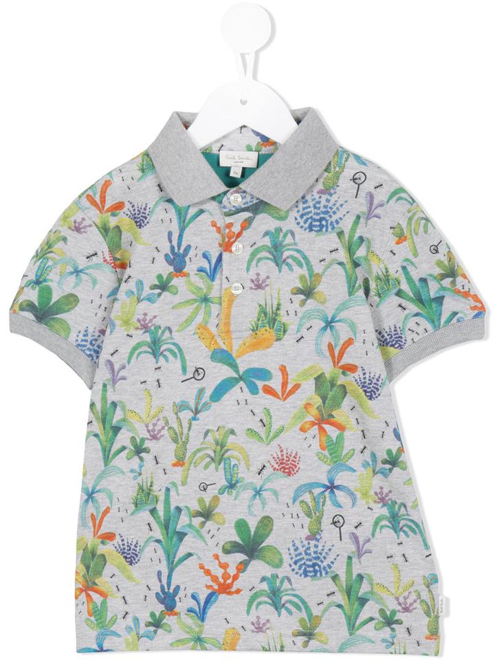 Paul Smith Junior Neclan Polo Shirt, Boy's, Size: 6 Yrs, Grey