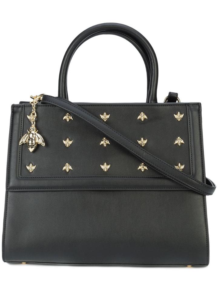 Christian Siriano Bug Studded Tote - Black