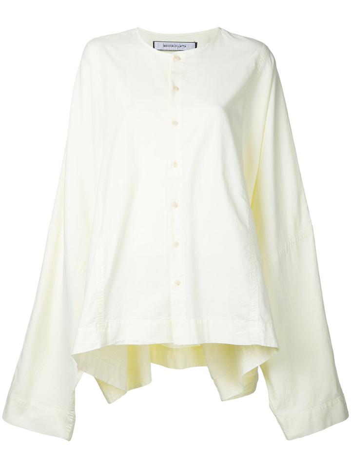 Eckhaus Latta - Oversized Shirt - Women - Cotton - One Size, Yellow/orange, Cotton