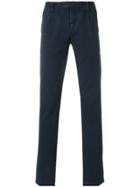 Massimo Alba Flap Pockets Chinos - Blue