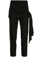 Hellessy Front Panel Cropped Trousers - Black