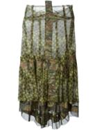 Comme Des Garçons Vintage Camouflage Polka Dot Skirt Dress, Women's, Size: Small, Green