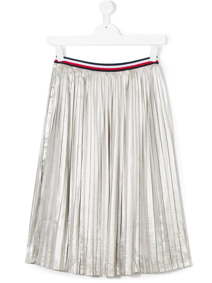 Tommy Hilfiger Junior Metallic Pleated Skirt