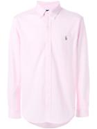Polo Ralph Lauren Long Sleeved Logo Shirt - Pink & Purple