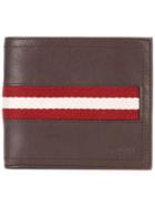 Bally Tollent Stripe Panel Wallet - Brown