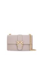 Pinko Bird Details Shoulder Bag - Neutrals