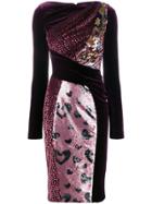 Talbot Runhof Torpedo Dress - Pink