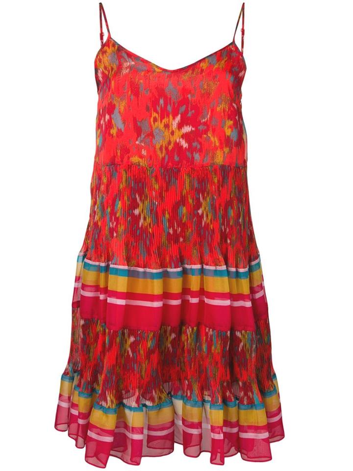Twin-set Patterned Dress - Red