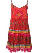 Twin-set Patterned Dress - Red