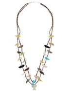 Jessie Western Power Animal Necklace - Brown