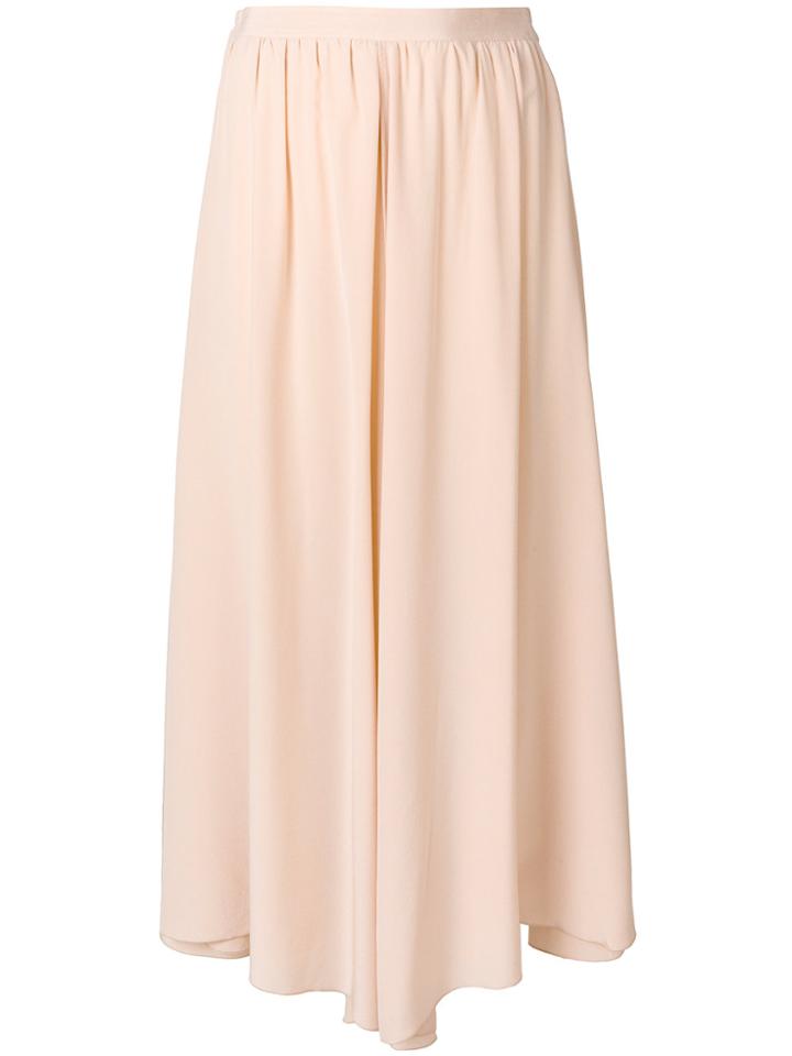 Forte Forte Crepe De Chine Skirt - Nude & Neutrals
