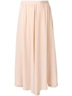 Forte Forte Crepe De Chine Skirt - Nude & Neutrals