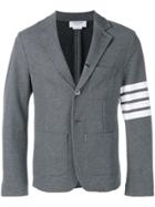 Thom Browne 4-bar Tech Piqué Sport Coat - Grey