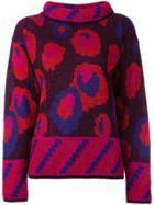 Yves Saint Laurent Vintage Intarsia Knit Jumper - Multicolour