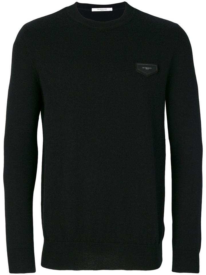 Givenchy Logo Plaque Jumper - Black