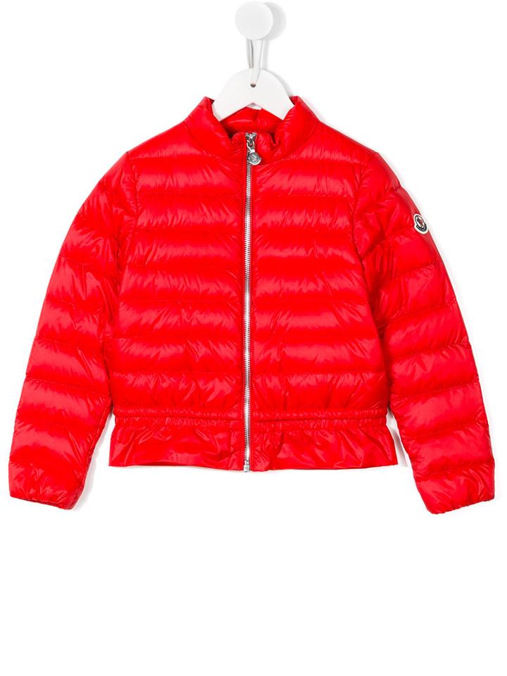Moncler Kids Padded Jacket, Girl's, Size: 12 Yrs, Red