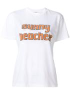 Ganni Sunny Beaches T-shirt - White