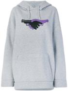 Circus Hotel Oversized Hoodie Dress - Grey