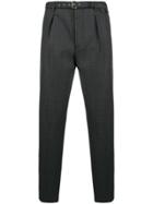Prada Micro Houndstooth Check Trousers - Grey