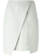 Romeo Gigli Vintage Pleat Detail Skirt - Grey