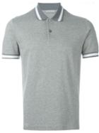 Moncler Classic Polo Shirt, Men's, Size: S, Grey, Cotton