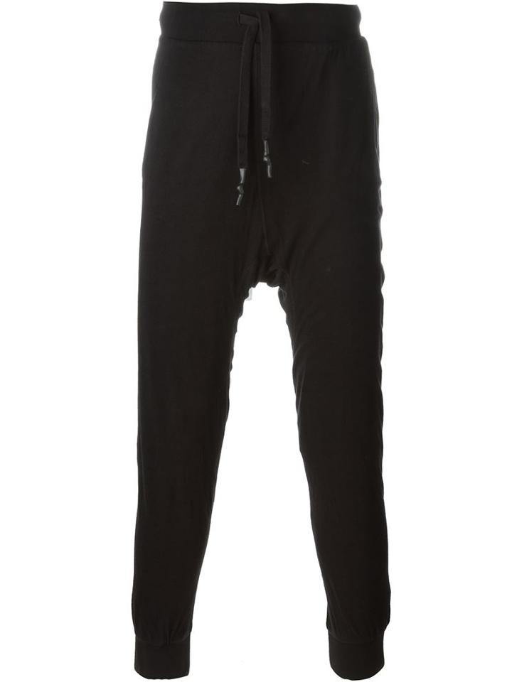 11 By Boris Bidjan Saberi Track Pants, Men's, Size: Xl, Black, Cotton