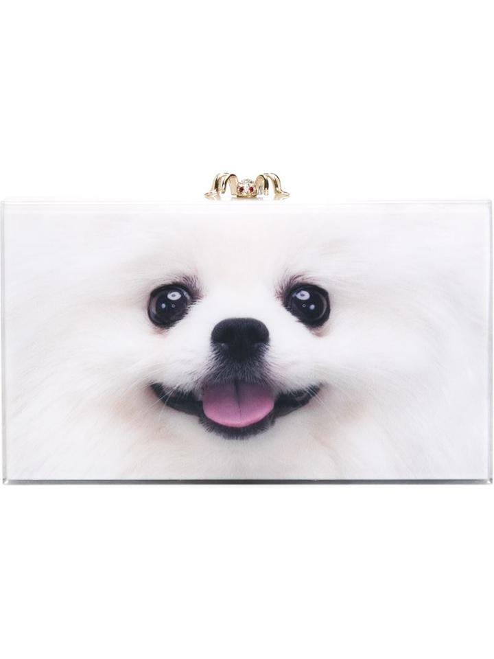 Charlotte Olympia 'pandora' Pom Print Clutch