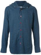 Kiton Mariano Hooded Shirt - Blue