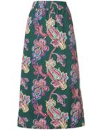 Tibi Paisley Print Skirt - Multicolour