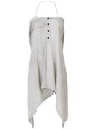Lost & Found Ria Dunn Square Neck Asymmetric Dress - Grey