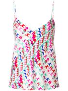 Galvan Patterned Camisole - White