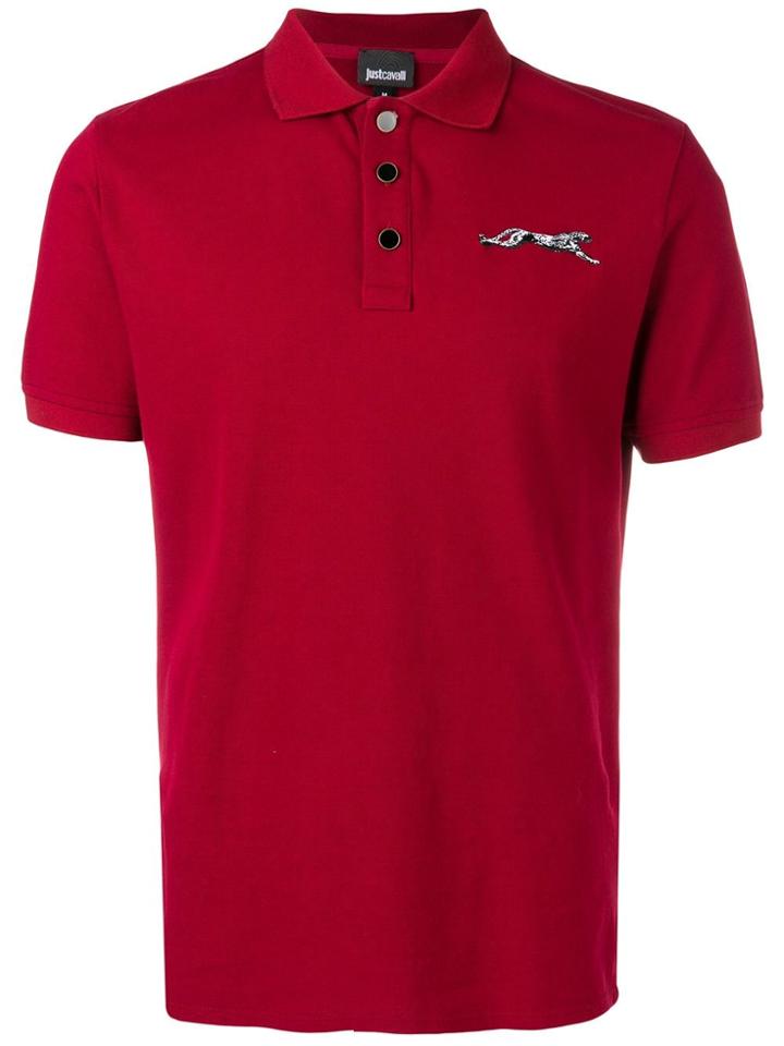 Just Cavalli Logo Polo Shirt - Red