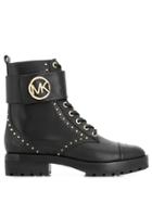 Michael Michael Kors Studded Ankle Boots - Black