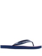 Calvin Klein Jeans Logo Print Flip Flops - Blue