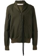 Damir Doma Hooded Jacket, Men's, Size: Medium, Green, Cotton/polyamide/spandex/elastane