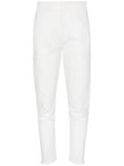 Haider Ackermann Raw-hem Tapered Trousers - White