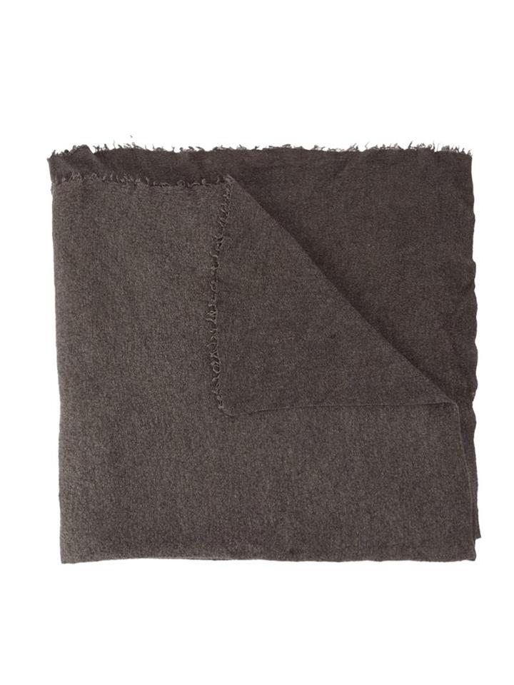 Faliero Sarti Classic Scarf, Adult Unisex, Grey, Silk/cashmere