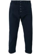 Nostra Santissima Cropped Jeans, Men's, Size: 46, Blue, Cotton/spandex/elastane