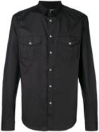 Versace Collection Medusa Button Shirt - Black