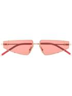 Fendi Eyewear Cat Eye Sunglasses - Red