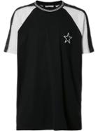 Givenchy Star Patch Paneled Sleeve T-shirt, Men's, Size: Medium, Black, Cotton